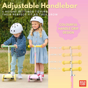 Boldcube Teeny 3 Wheel Scooter Pink