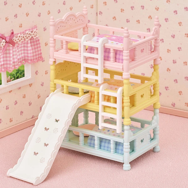 Sylvanian Families Babies Triple Bunk Beds Set 5741