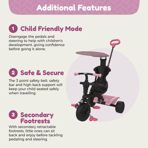 TP Toys 4 in 1 Trike - Unicorn Dream