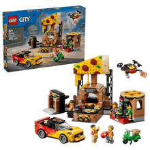Load image into Gallery viewer, Lego City 60496 Pizza Delivery Experience with Vehicles

