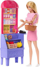 Load image into Gallery viewer, Barbie and Teresa Recipe for Friendship Malibu Barbie at the Market Set
