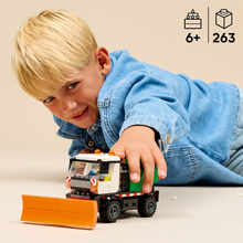 Load image into Gallery viewer, Lego City Snowplough Truck Toy Vehicle With Minifigure 60490
