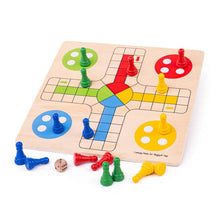 Load image into Gallery viewer, Bigjigs Traditional Ludo Wooden
