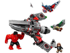 Lego 76292 Captain America Vs Red Hulk Battle