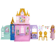 Load image into Gallery viewer, Disney Princess Fold N' Go Castle With Rapunzel Doll
