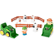 Load image into Gallery viewer, Tomy John Deere The Cows Are Out Playset
