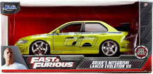 Load image into Gallery viewer, Jada Toys Fast &amp; Furious Brian's 2002 Mitsubishi Lancer EVO VII 1:24 Scale Die-Cast
