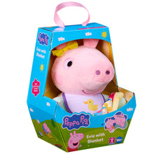 Load image into Gallery viewer, Peppa Pig Soft Toy Evie With Blanket
