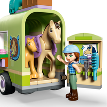 Load image into Gallery viewer, Lego Friends Horse &amp; Baby Foal Trailer Toy Set 42695
