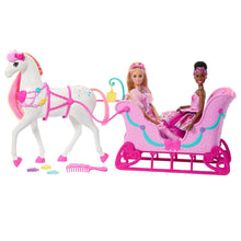 Load image into Gallery viewer, Barbie in The Nutcracker Land Of Sweets Horse &amp; Sled
