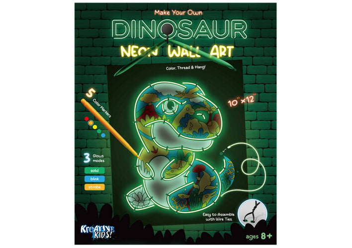 Dinosaur Neon Wall Art