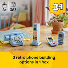 Load image into Gallery viewer, LEGO Creator 31174 3-in-1 Retro Telephone Set
