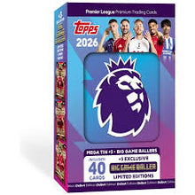 Load image into Gallery viewer, Topps Premier League Trading Card Game: 2026 Mega Tin Assortment
