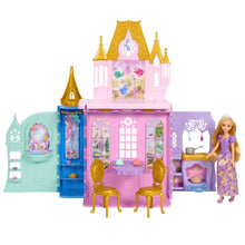 Load image into Gallery viewer, Disney Princess Fold N' Go Castle With Rapunzel Doll
