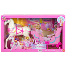 Load image into Gallery viewer, Barbie in The Nutcracker Land Of Sweets Horse &amp; Sled
