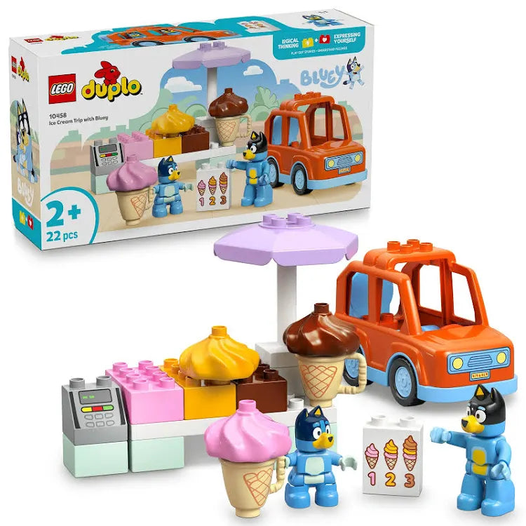 LEGO DUPLO Ice Cream Trip with Bluey 10458