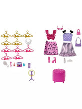 Load image into Gallery viewer, Deluxe Style Closet Playset with Spin &amp; Style Dressing Room, Vanity Area, 4 Fashions and 20+ Pieces
