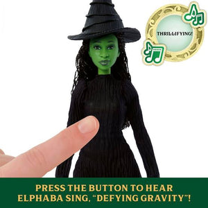 Wicked Doll Singing Elphaba 30cm