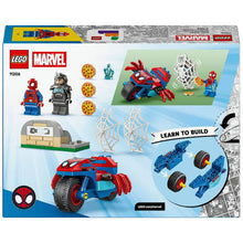Load image into Gallery viewer, Lego  Marvel Spidey And His Amazing Friends Spidey On His Motorcycle Vs. Rhino 11206
