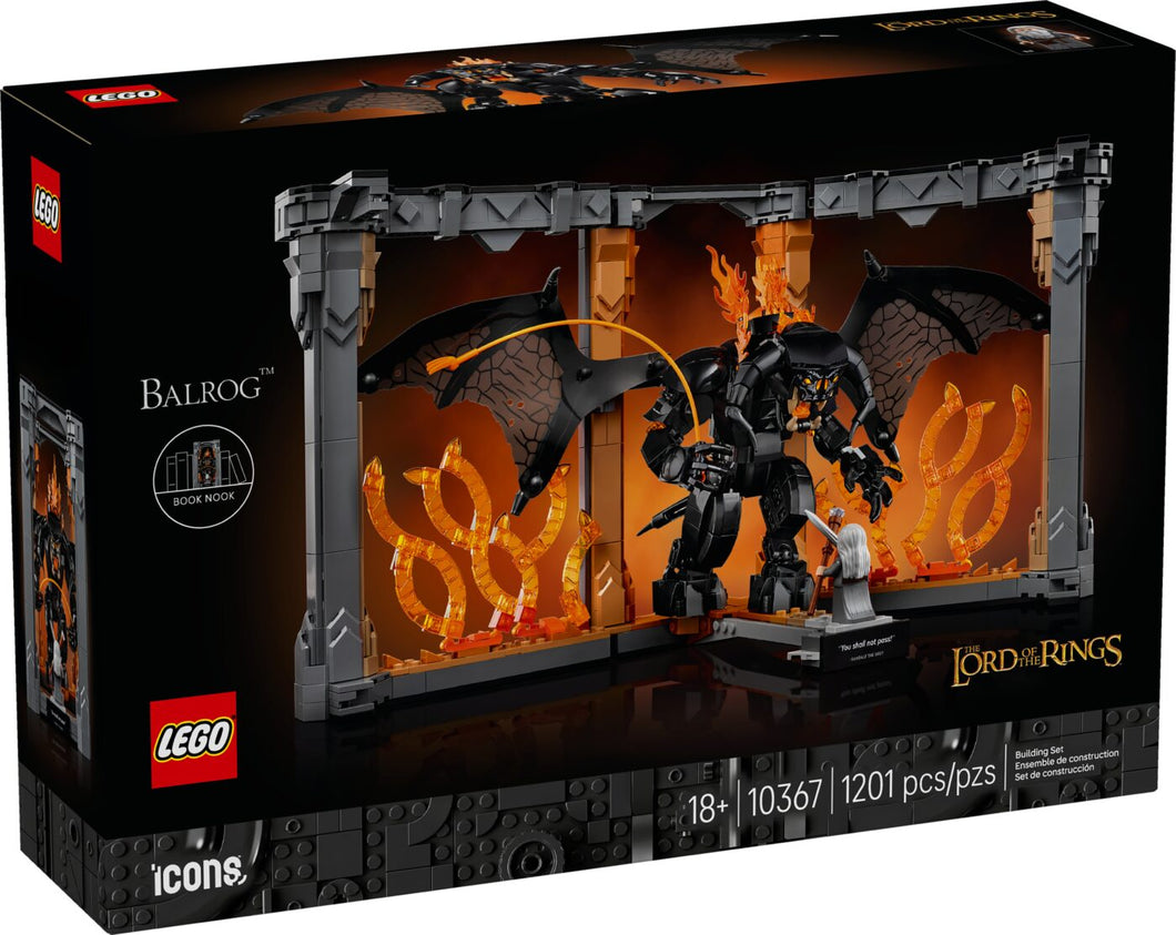 LEGO Icons
The Lord of the Rings: Balrog Book Nook 10367