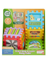 Load image into Gallery viewer, Leapfrog 6-in-1 Snap &amp; Learn Busy Cube
