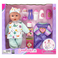 Load image into Gallery viewer, Sweetums 13-inch Baby Doll with Accessories

