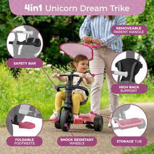 TP Toys 4 in 1 Trike - Unicorn Dream