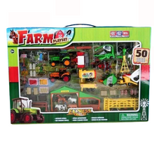Load image into Gallery viewer, Express Wheels 50 piece Farm Playset
