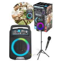 Load image into Gallery viewer, iDance Groove X1 Karaoke Machine Portable Speaker With Stand
