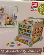 Load image into Gallery viewer, Wooden Multi Activity Walker
