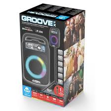 iDance Groove X1 Karaoke Machine Portable Speaker With Stand