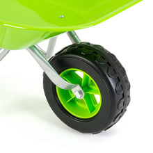 Load image into Gallery viewer, Little Roots Metal Wheel Barrow Green
