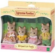 Load image into Gallery viewer, Sylvanian Families Striped Cat Family 5180
