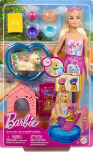 Barbie Puppy Pool Party Aloha Blonde Hair
