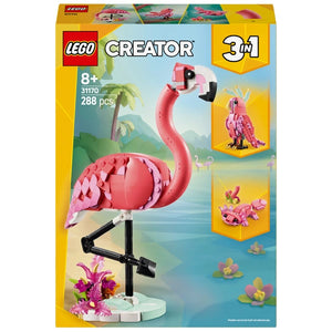 LEGO Creator 31170 3-in-1 Wild Animals: Pink Flamingo Set