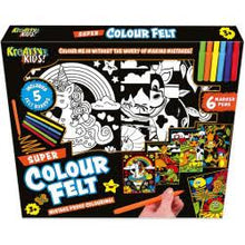 Load image into Gallery viewer, Kreative Kids! Super Colour Felt Arts and Crafts Kids Art Sets

