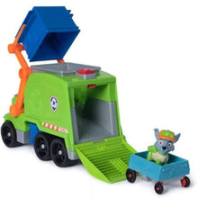 Load image into Gallery viewer, Paw Patrol Rocky Crush N Roll Recycling Truck Vehicle
