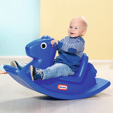 Load image into Gallery viewer, Little Tikes Blue Rocking Horse
