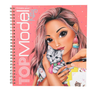 Top Model Kitty Colouring Book