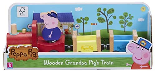 Peppa Pig Grandpa Pigs Wooden Train