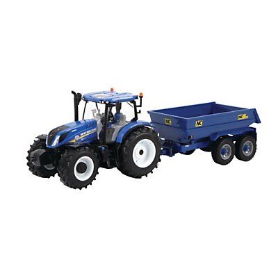 Britains New Holland T6 Tractor With Trailer BR43268