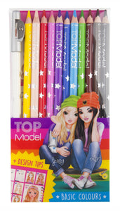 Top Model 12 Pack Colouring Pencils