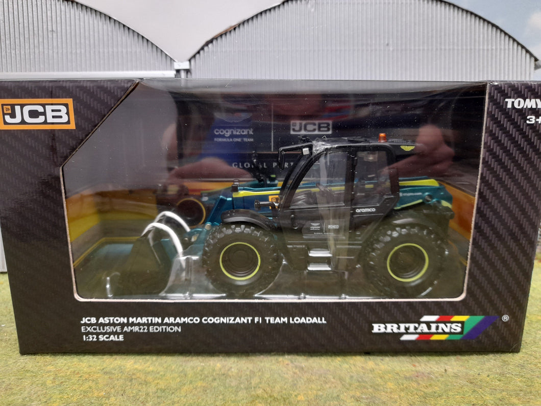 Britains JCB 541-70 Loadall Aston Martin F1 Special Edition BR43271