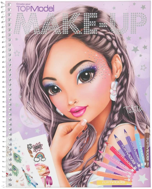 Top Model Make-Up Colouring Book